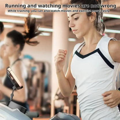 Foldable Magnetic Phone Holder – Portable Travel Stand for Desk, Airplane & Train