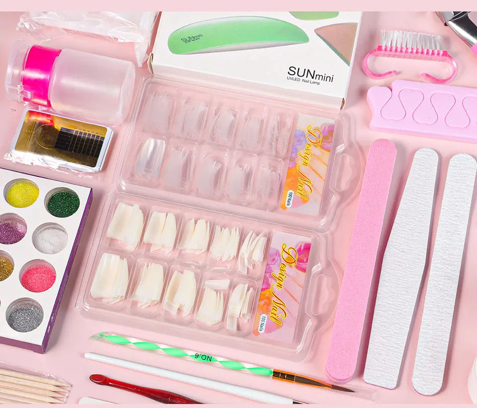 Acrylic Nail Powder & Liquid Monomer Kit | Professional Nail Set