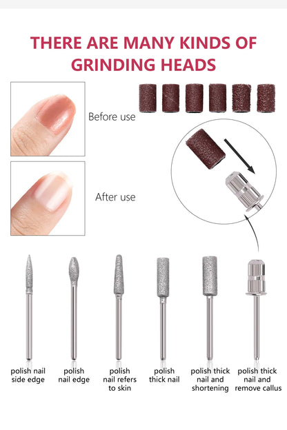Portable Nail Drill for Manicure & Pedicure