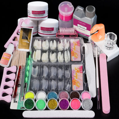 Acrylic Nail Powder & Liquid Monomer Kit | Professional Nail Set