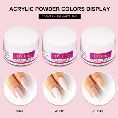 Acrylic Nail Powder & Liquid Monomer Kit | Professional Nail Set
