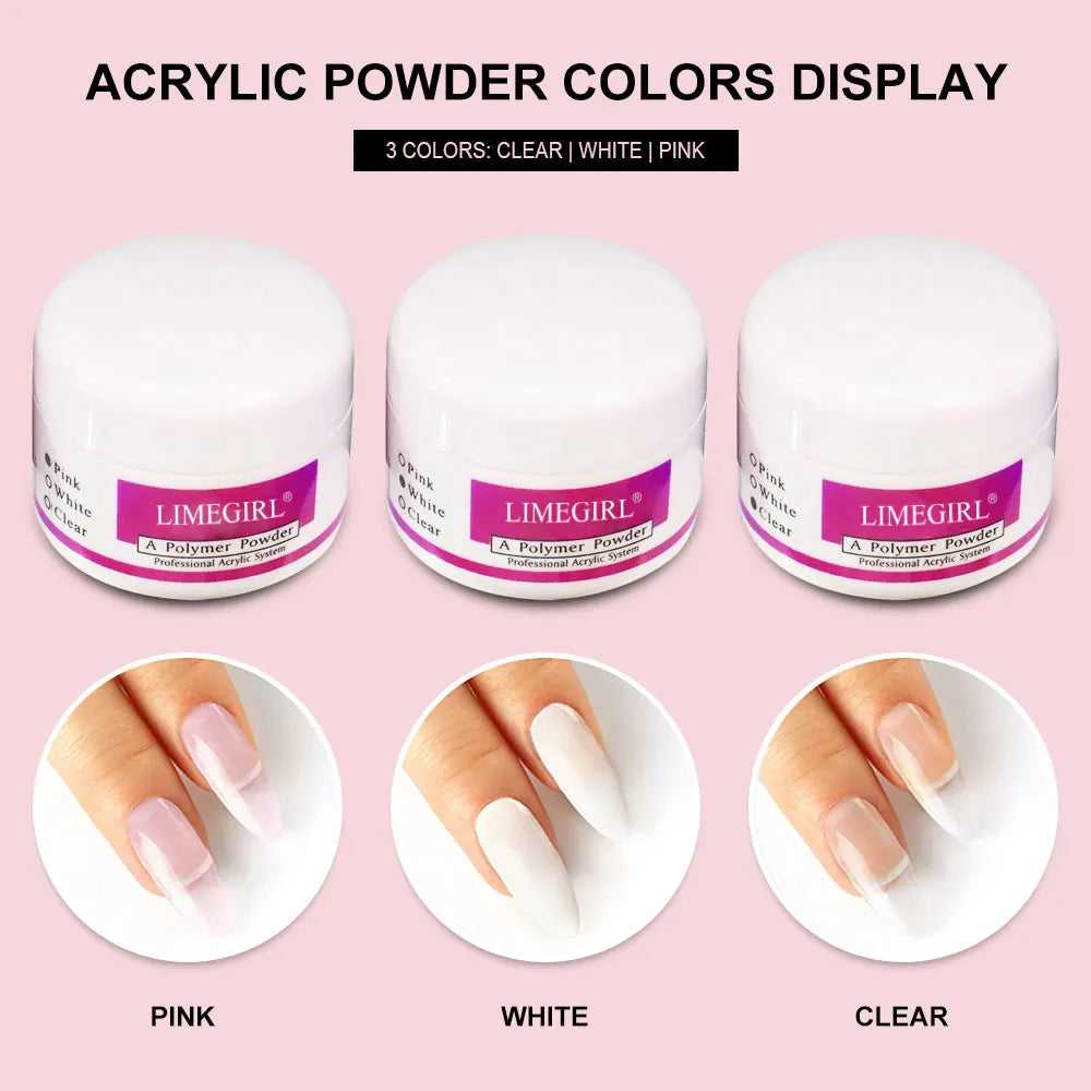 Acrylic Nail Powder & Liquid Monomer Kit | Professional Nail Set