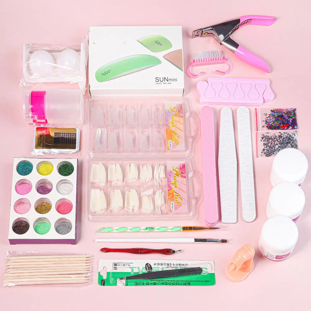 Acrylic Nail Powder & Liquid Monomer Kit | Professional Nail Set