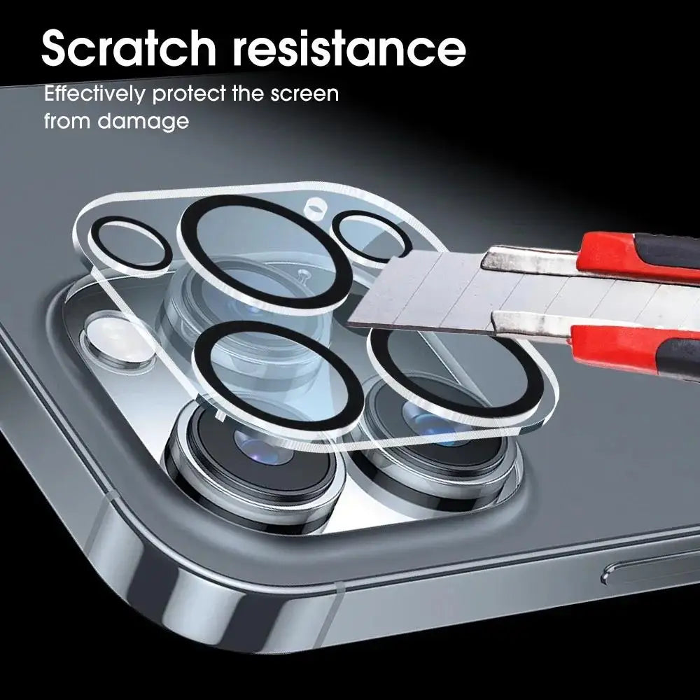 HD Camera Lens Protector for iPhone – Tempered Glass Anti-Scratch