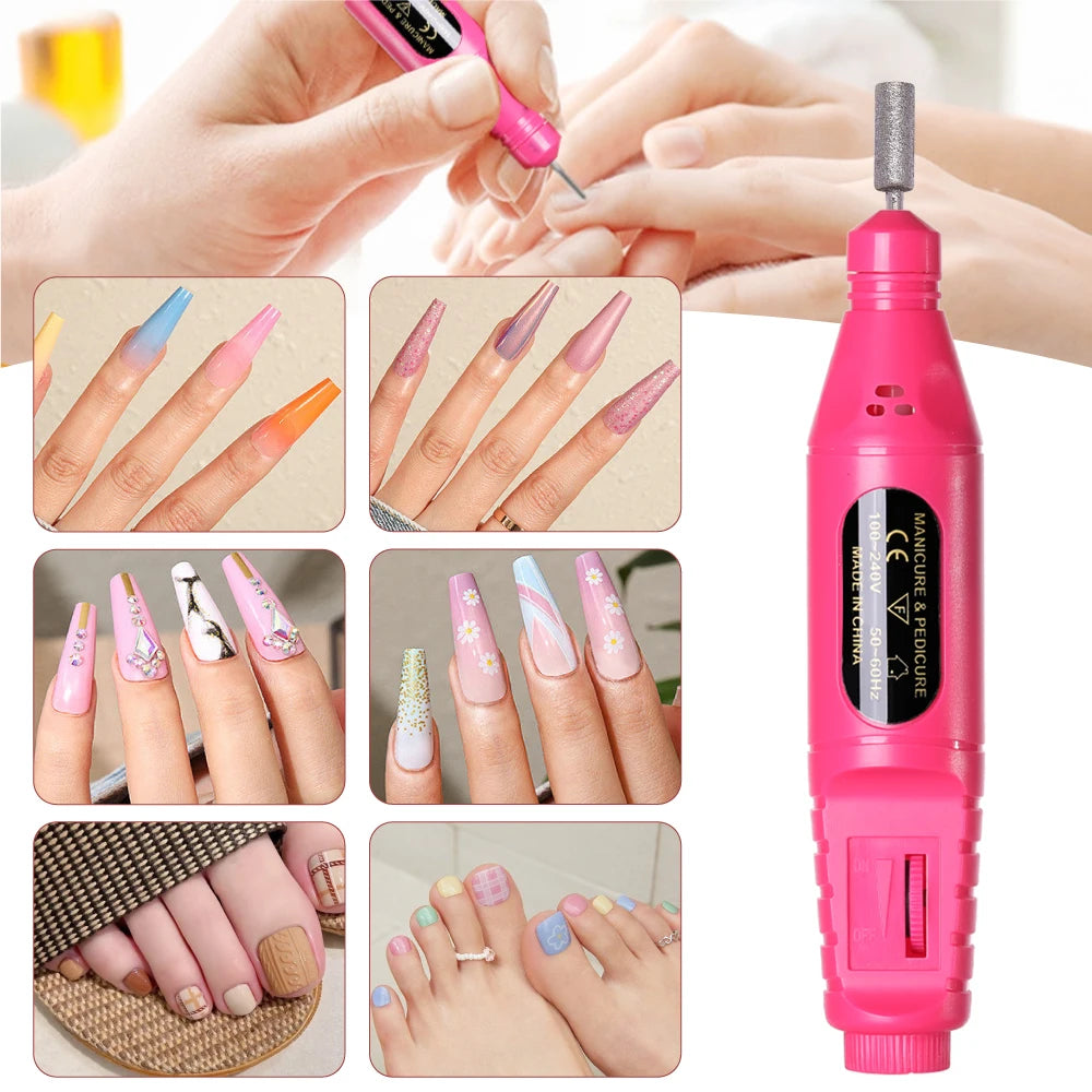 Portable Nail Drill for Manicure & Pedicure