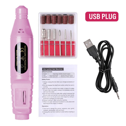 Portable Nail Drill for Manicure & Pedicure