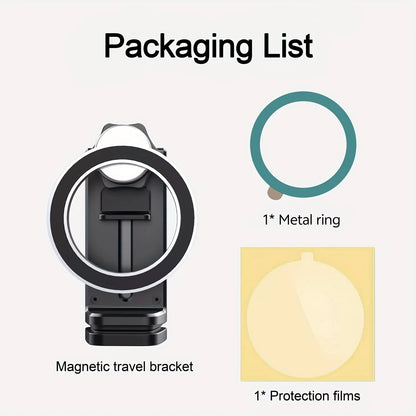 Magnetic Phone Holder for Airplane & Desk – Hands-Free Travel Essential