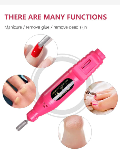 Portable Nail Drill for Manicure & Pedicure