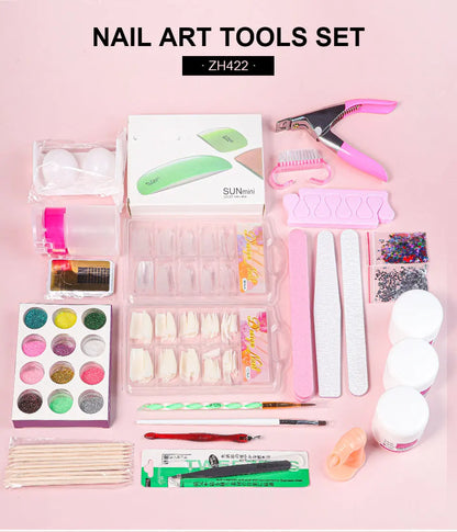 Acrylic Nail Powder & Liquid Monomer Kit | Professional Nail Set