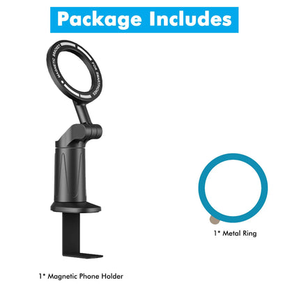 Magnetic Phone Holder for Airplane & Desk – Hands-Free Travel Essential